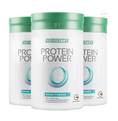 LR Lifetakt Protein Power Getränkepulver Vanille - Geschmack 3x 375g