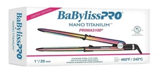 BaBylissPRO Nano Titanium Prima Ionic Hair Straightener, Curl and Straighten ...