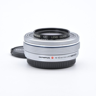 OLYMPUS M.ZUIKO DIGITAL ED 14-42mm F3.5-5.6 EZ Silver [Top Mint] #11757