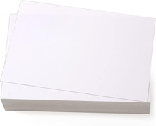60 Pack 5X7 White Blank Cardstock Paper, 250GSM Thick, 90 Lb, Perfect