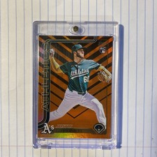 2025 Topps Update - Justin Sterner #US252 Holiday Orange & Black Foil (RC)