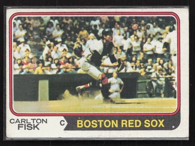 1974 Topps #105 Carlton Fisk - EX/EX+ Set Break! - Image 1 of 2