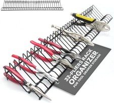 Pliers Rack For Tool Drawer Storage Holds 32 Tools Steel Frame Triple-coated