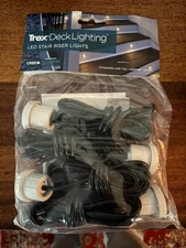 Trex LED Stair Riser Lights 4-Pack (WHTRISERLED4PKC) – NEW – LightHub Compatible