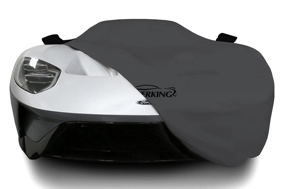 For Subaru Legacy 90-94 Satin Stretch Indoor Dark Gray Custom Car Cover w Black Foto 4 de 4