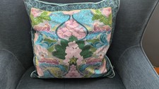 Image of 5 X Laurence Llewelyn Bowen Velvet Cushion Covers 43X43CM Suburban Jungle