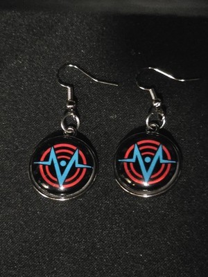 Vox Voxtech Inspired Dangle Earrings Hypoallergenic Fanmade Hazbin Hotel
