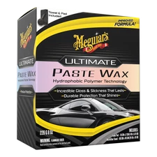 Meguiars G210608 Ultimate Paste Wax Long-Lasting Easy to Use Synthetic Wax, 8 oz