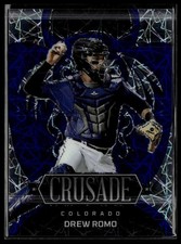 2023 Panini Chronicles #8 Drew Romo Crusade Blue Velocity #/99 SN