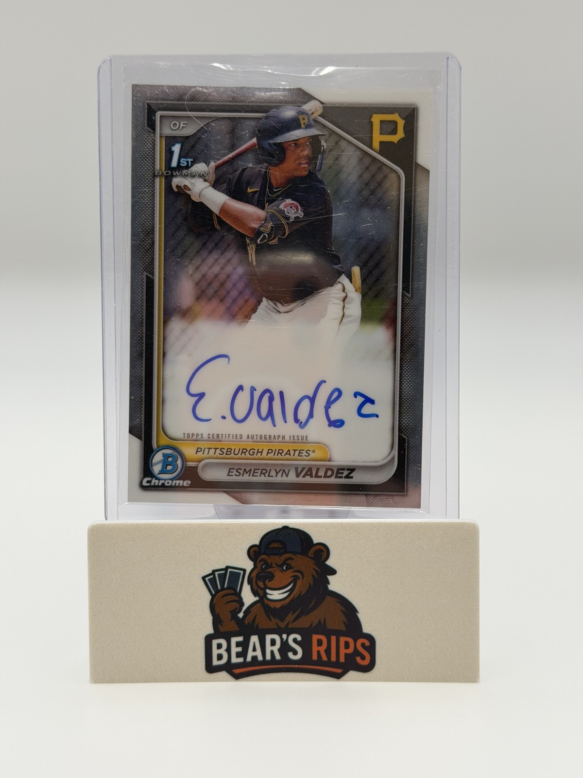 2024 Bowman - Chrome Prospect Autographs Esmerlyn Valdez #CPA-EV (AU, RC)