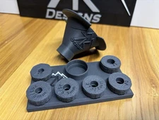 Powder Funnel. 6 Interchangeable Heads. Designed and Made In The USA!