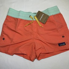 Patagonia Costa Rica Baggies Water Shorts 3 Unlined Orange Size Large 12 NEW
