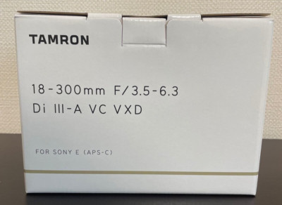 Tamron 18-300mm F/3.5-6.3 Di III-A VC VXD Model B061 for Sony E-mount APS-C N