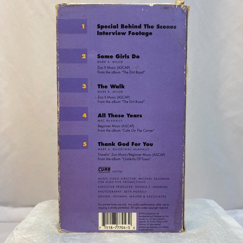 Sawyer Brown: Greatest Hits Vol.2 VHS Video (Curb, 1993) Country Music Videos - Imagen 2 de 4