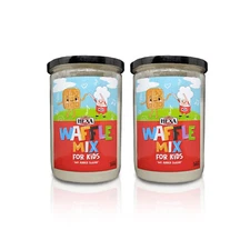 2x HEXA Waffle Mix No Sugar Snacks For Kids 10.6oz. Add Yogurt, Fruits, Honey
