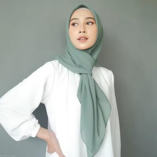 4 Pieces 43Inch Square Scarf Shawls for Women Muslim Plain Wrap Hijab Head Sc... - Picture 3 of 6