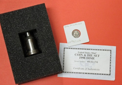 United States Mint Coin & Die Set-1998 Dime - Picture 2 of 9