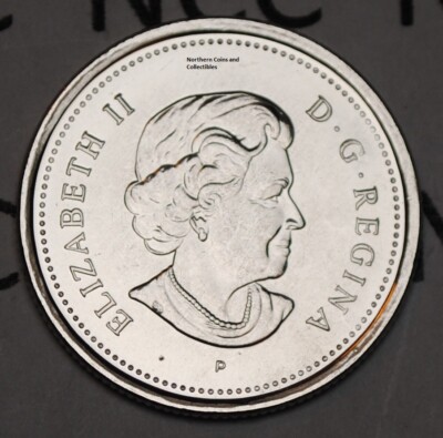 Canada 2005 P Veteran 25 cents Nice UNC from roll - BU Canadian