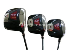 XL BIG TALL EXTRA LONG BLACK SQUARE BIG TALL DRIVER 5 7 FAIRWAY WOOD SET WOODS