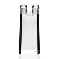 Kerzenhalter Stabkerzen Leuchter Venezier Glas Bleikristall 10Cm Transparent