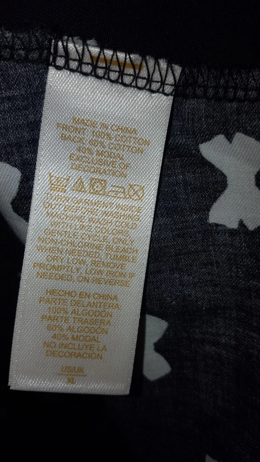 Nuovo con etichetta! Kate Spade New York Mini Chemise Nera con Fiocchi XL