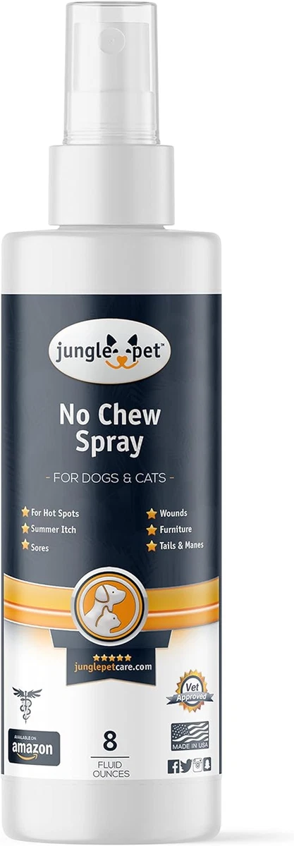 Jungle Pet Dog No Chew Spray for Dogs Cats Bitter Spray for
