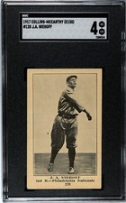 1917 Collins-McCarthy (E135) #128 J.A. Niehoff SGC 4 Phillies Boston Store Back