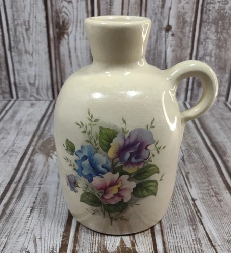 Vintage Yesteryears Marshall Pottery Hand Tinned Jug Made In Marshall, Texas