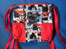 Custom Made The Walking Dead Michonne Backpack/Cinch Bag