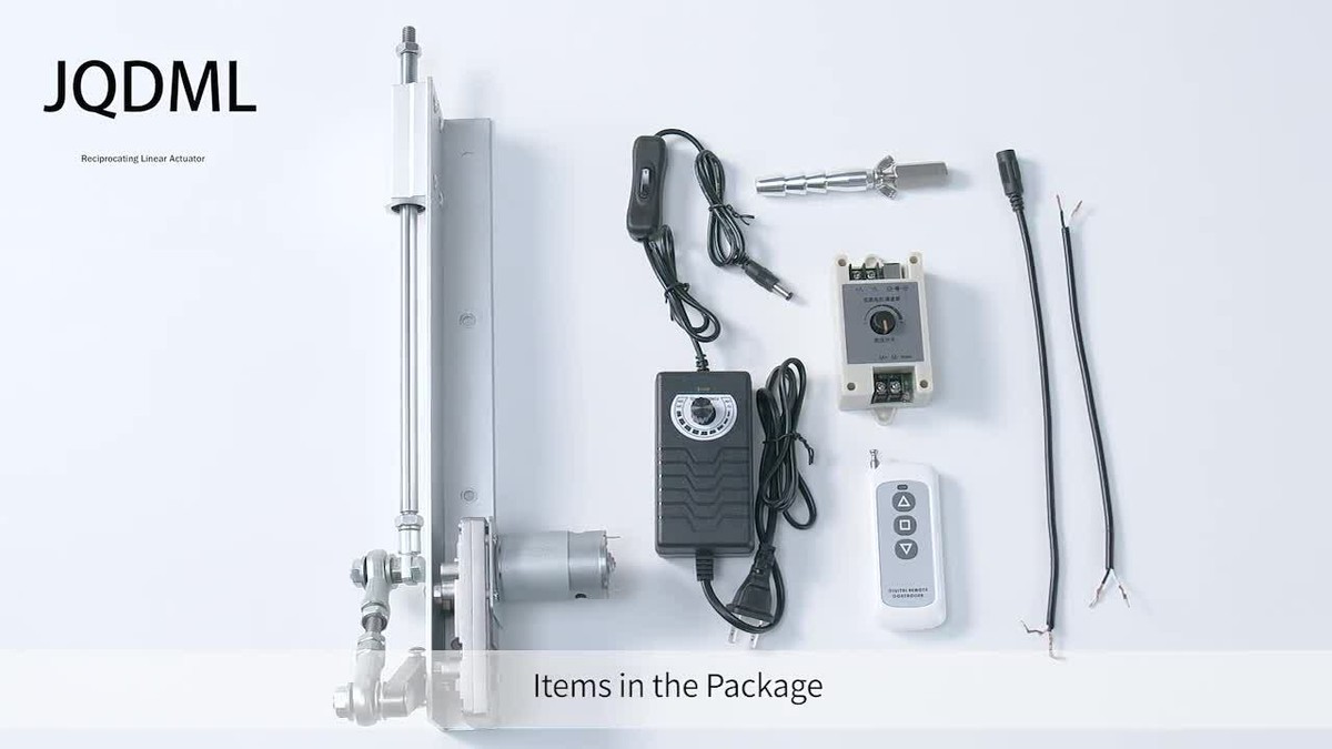 Reciprocating Cycle Linear Actuator 24V 80mm 120rpm Telescopic Motor With  Remote