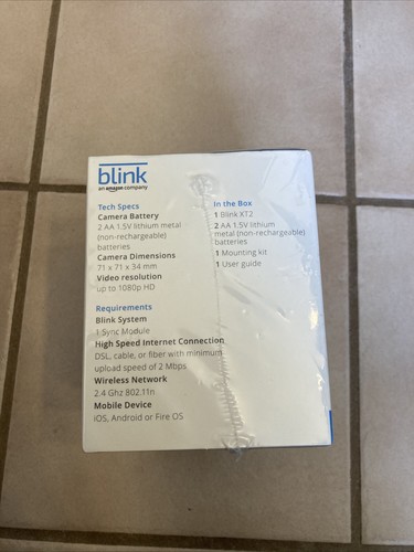 1 Blink XT2 Wi-Fi 1080p Indoor/Outdoor Security Camera Add-on Camera NEW Sealed - Imagen 4 de 6