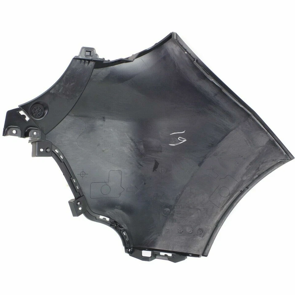 for 2014 2015 2016 Kia Soul Rear Driver Side Left LH Bumper End Smooth Primed - Image 2 of 2