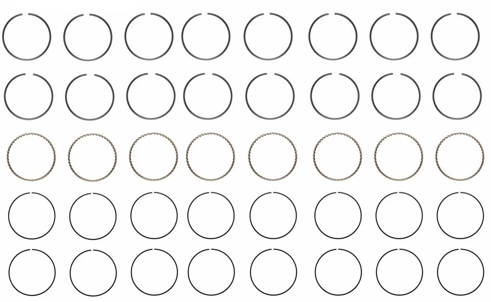 Juego de anillos de pistón de motor S94112-STD Foto 2 de 2