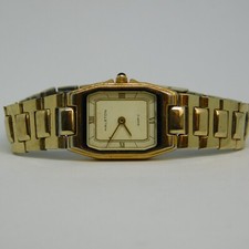 HALSTON 001-6L22 Two-Hand Quartz Analog Women's Watch Sz. 5 3/4" for Parts