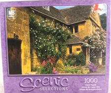Cottage Cotswold England 1000 Piece Jigsaw Puzzle by Milton Bradley NEW SEALED