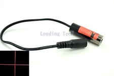 650nm 5mW Adjusted Red Laser Cross Diode Module 13x42mm w/AC Connector  Driver