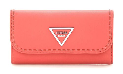 GUESS SAWYER Pocket Trifold Poppy, portefeuille pour femmes portefeuille portefeuille - Photo 1/6