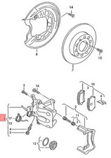 Etrier de frein Volkswagen VENTO