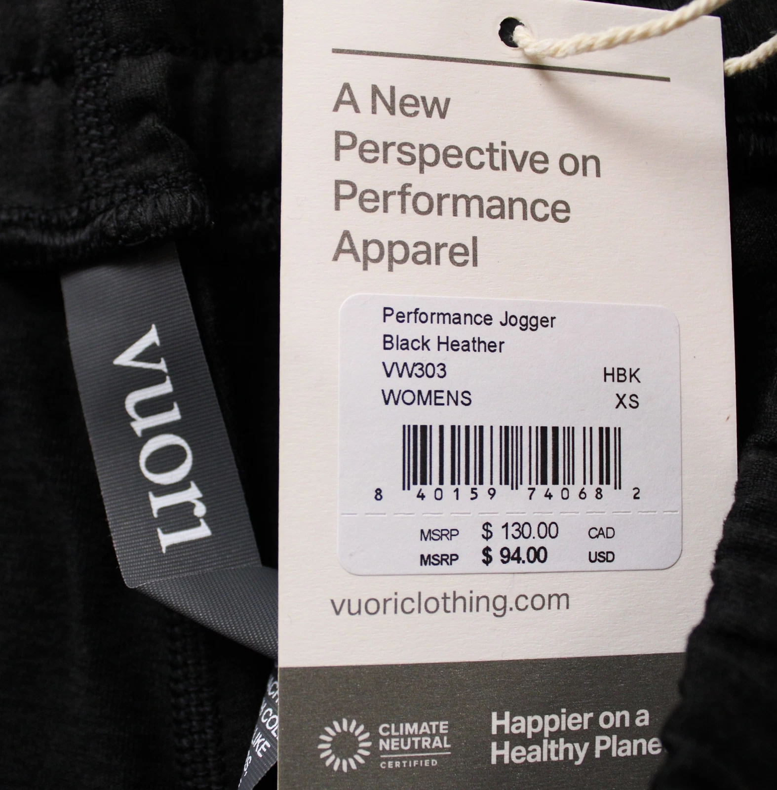 vuori mid rise dreamknit performance sweatpants