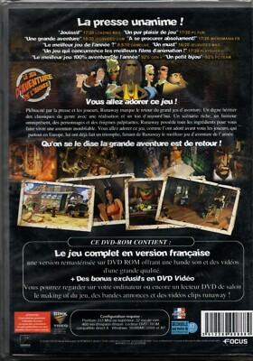 Jeu PC Runaway: A Road Adventure - Édition Collector Française, Bon état