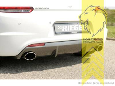 Rieger Heckansatz Heckspoiler Diffusor für VW Scirocco 3 carbon optik für R-Line