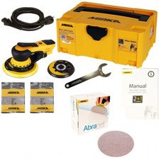 Ponceuse Électrique Mirka Deros 5650CV Set + 50 Abranet Disques & Boîtier