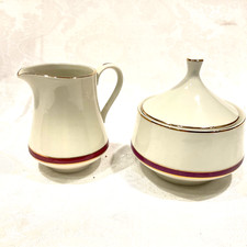 Royal Limited DYNASTY WINE China Wine Gold Band Retired 1991 Sugar Creamer cream