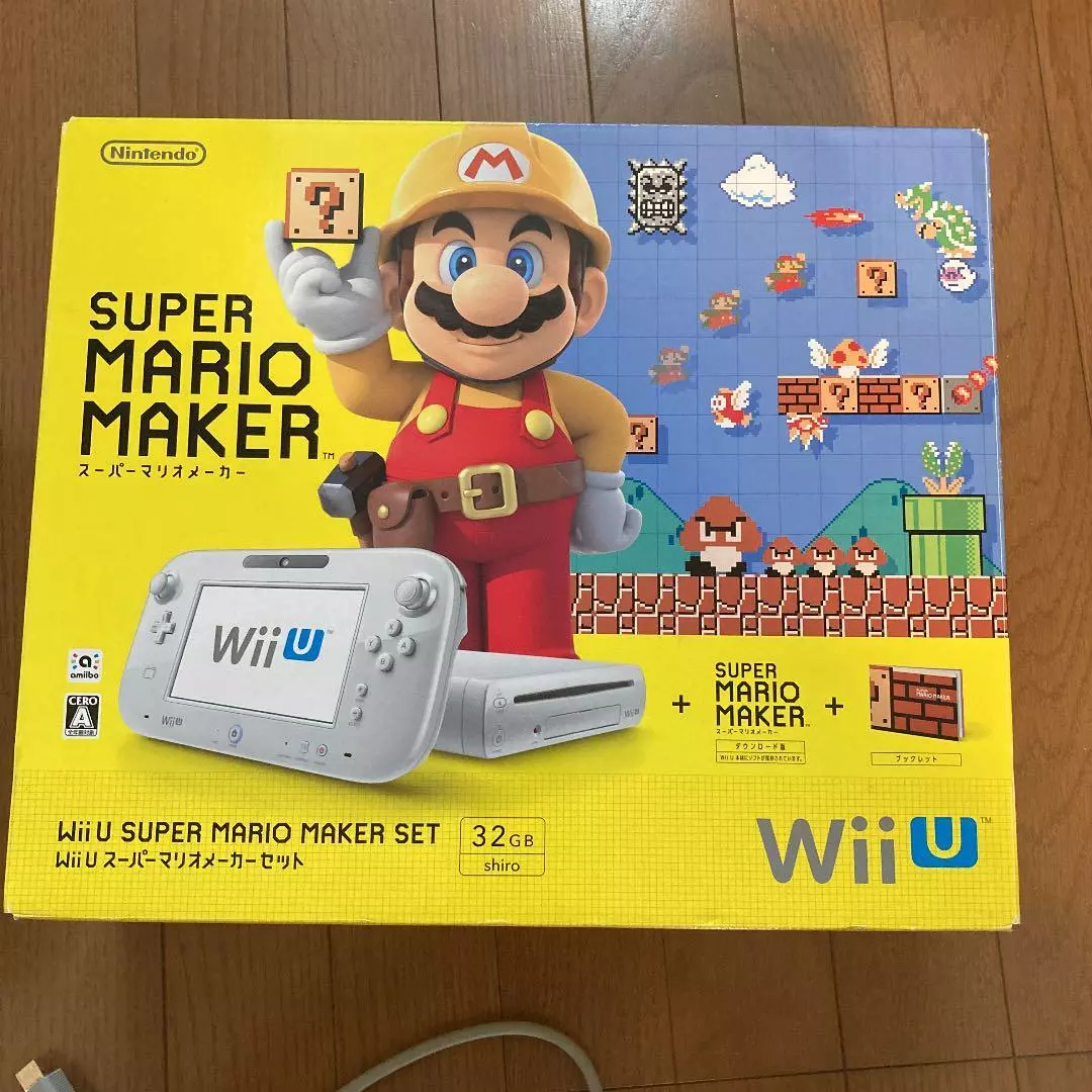 Restored Nintendo Wii U WiiU Super Mario Maker Console Deluxe Set