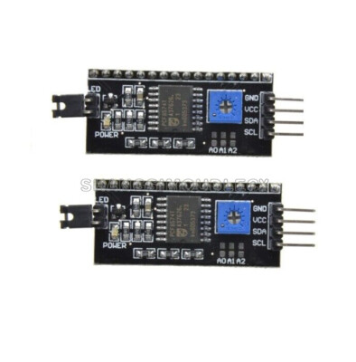 2/5/10PCS I2C IIC SP I TWI Serial Interface Board Module 1602LCD For Arduino