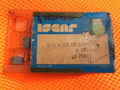 6x Iscar GTR 5 8D IC 5CM P25 Hartmetall-Einsätze. NEUER ALTER LAGER.