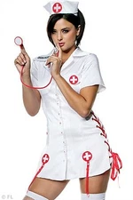 Seven Til' Midnight Costume Nurse Nicky 10118 White/Red Large