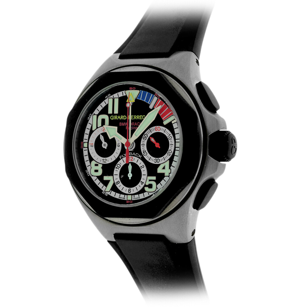 GIRARD PERREGAUX Titanium 46mm Laureato BMW Oracle 80175-28 Flyback Chronograph