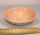 Vintage Hocking Glass Oyster and Pearl Pink Vitrock Deep Fruit Bowl 16881 Pearls