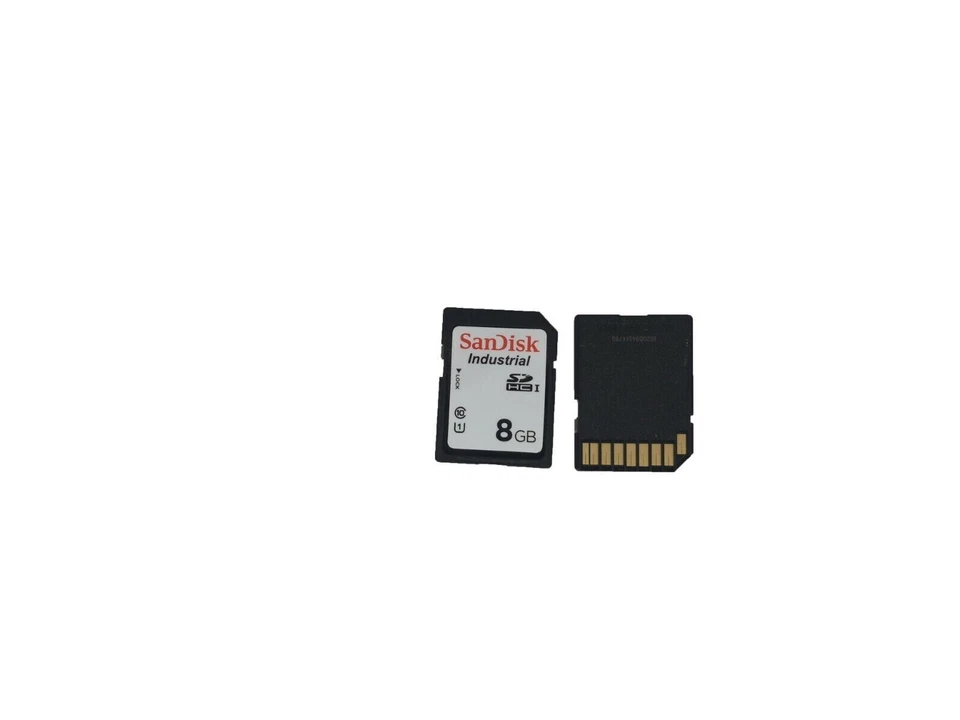 Memoria SDHC SD HC Sandisk Temperature Industrial 8GB Meteo Foto Navigatori GPS - Immagine 2 di 3